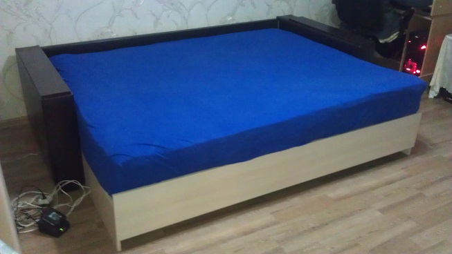 кровать из дивана