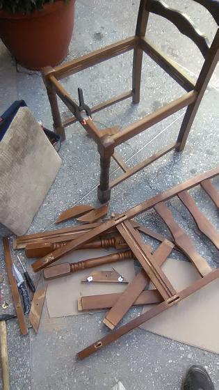 ремонт стульев при рассыхании