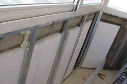доделка утепления балкона